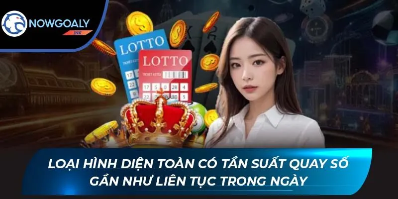 Loại hình diện toàn có tần suất quay số gần như liên tục trong ngày