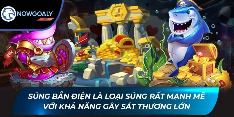 Súng bắn điện là loại súng rất mạnh mẽ với khả năng gây sát thương lớn